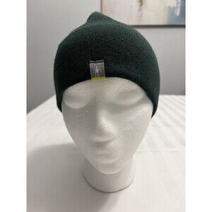 Smartwool Beanie Unisex OS Green Merino Wool Knit Skull Cap Hat